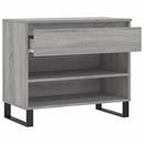 vidaXL szürke sonoma színű szerelt fa cipősszekrény 70x36x60 cm