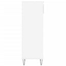 vidaXL magasfényű fehér szerelt fa cipőszekrény 40x36x105 cm