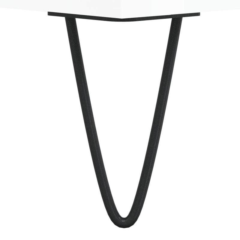 vidaXL magasfényű fehér szerelt fa cipőszekrény 40x36x105 cm