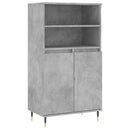 vidaXL betonszürke szerelt fa magasszekrény 60 x 36 x 110 cm