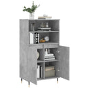 vidaXL betonszürke szerelt fa magasszekrény 60 x 36 x 110 cm