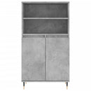 vidaXL betonszürke szerelt fa magasszekrény 60 x 36 x 110 cm