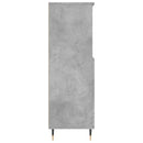 vidaXL betonszürke szerelt fa magasszekrény 60 x 36 x 110 cm