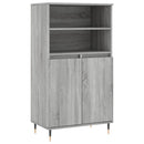 vidaXL szürke sonoma szerelt fa magasszekrény 60 x 36 x 110 cm