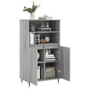 vidaXL szürke sonoma szerelt fa magasszekrény 60 x 36 x 110 cm