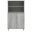 vidaXL szürke sonoma szerelt fa magasszekrény 60 x 36 x 110 cm