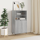 vidaXL szürke sonoma szerelt fa magasszekrény 60 x 36 x 110 cm
