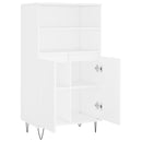 vidaXL fehér szerelt fa magasszekrény 60 x 36 x 110 cm