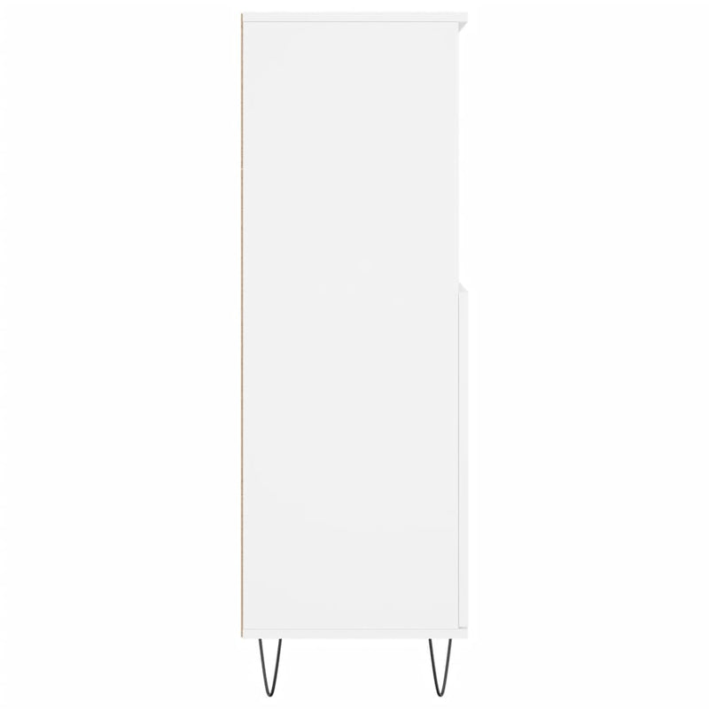 vidaXL fehér szerelt fa magasszekrény 60 x 36 x 110 cm