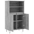 vidaXL szürke sonoma szerelt fa magasszekrény 60 x 36 x 110 cm