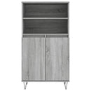 vidaXL szürke sonoma szerelt fa magasszekrény 60 x 36 x 110 cm