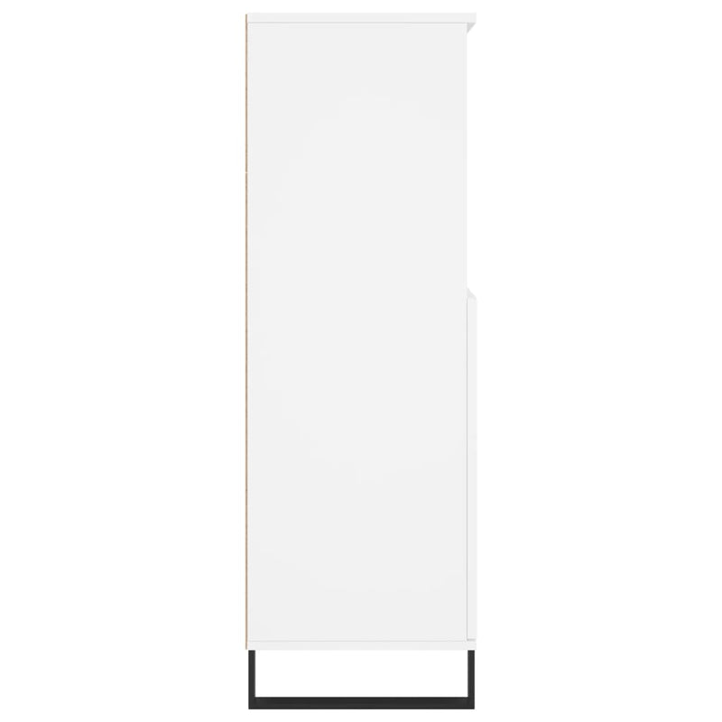 vidaXL fehér szerelt fa magasszekrény 60 x 36 x 110 cm