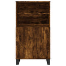 vidaXL füstös tölgy színű szerelt fa magasszekrény 60 x 36 x 110 cm