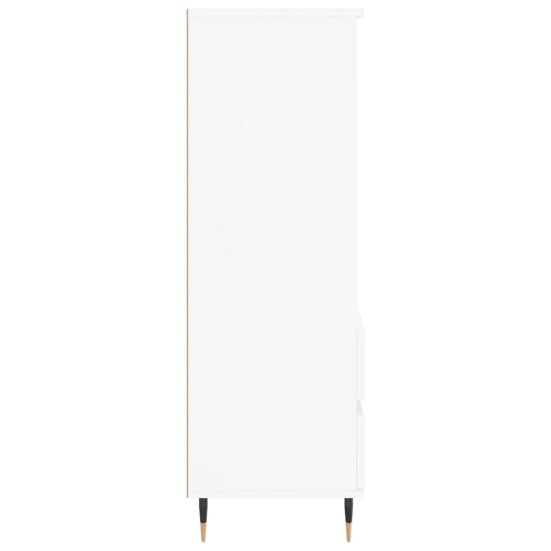 vidaXL fehér szerelt fa magasszekrény 40 x 36 x 110 cm