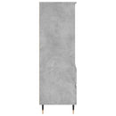 vidaXL betonszürke szerelt fa magasszekrény 40 x 36 x 110 cm
