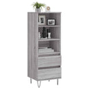 vidaXL szürke sonoma szerelt fa magasszekrény 40 x 36 x 110 cm