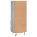 vidaXL szürke sonoma szerelt fa magasszekrény 40 x 36 x 110 cm