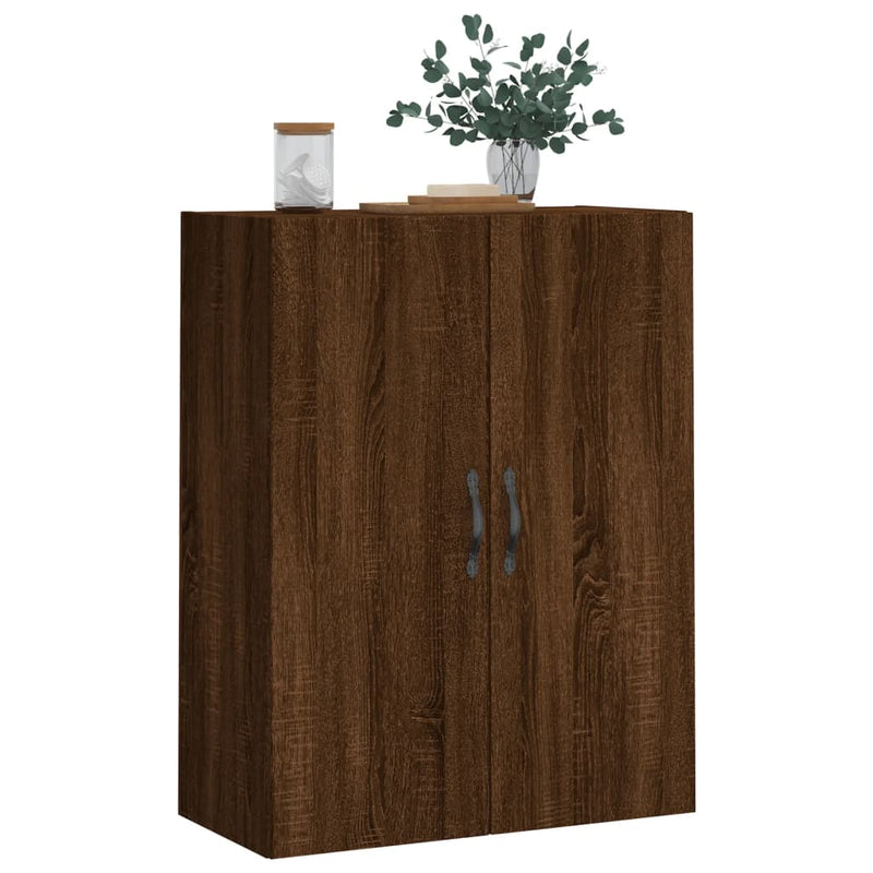 vidaXL barna tölgy szerelt fa fali szekrény 69,5 x 34 x 90 cm
