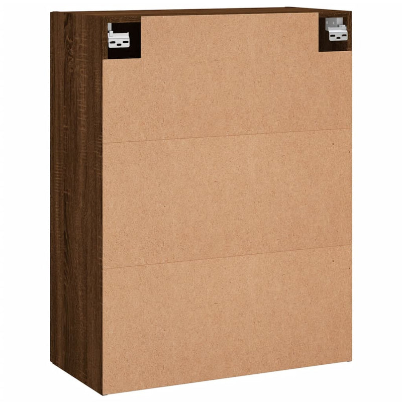 vidaXL barna tölgy szerelt fa fali szekrény 69,5 x 34 x 90 cm