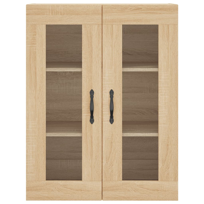 vidaXL sonoma tölgy szerelt fa fali szekrény 69,5 x 34 x 90 cm