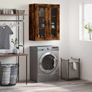 vidaXL füstös tölgy szerelt fa fali szekrény 69,5 x 34 x 90 cm