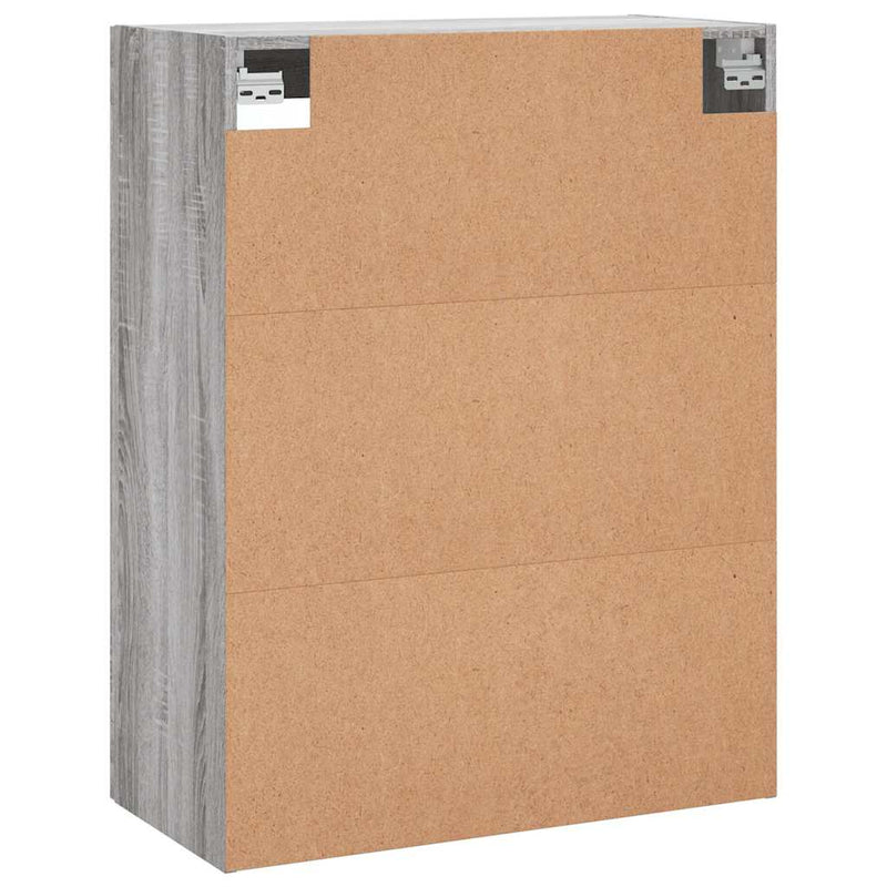 vidaXL szürke sonoma szerelt fa fali szekrény 69,5 x 34 x 90 cm