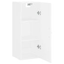 vidaXL fehér szerelt fa fali szekrény 34,5 x 34 x 90 cm