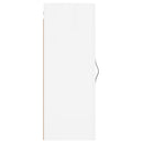 vidaXL fehér szerelt fa fali szekrény 34,5 x 34 x 90 cm