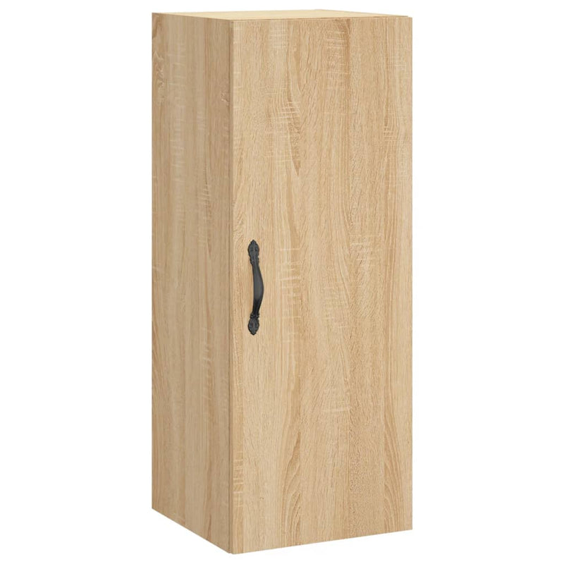 vidaXL sonoma tölgy szerelt fa fali szekrény 34,5x34x90 cm