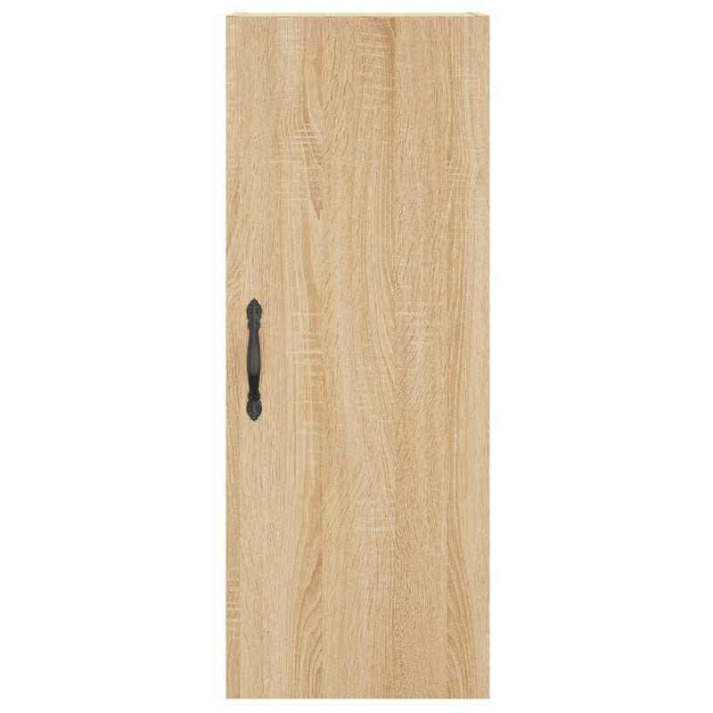 vidaXL sonoma tölgy szerelt fa fali szekrény 34,5x34x90 cm