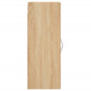 vidaXL sonoma tölgy szerelt fa fali szekrény 34,5x34x90 cm