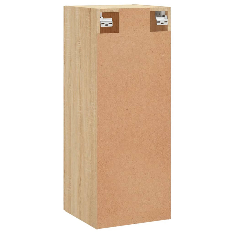 vidaXL sonoma tölgy szerelt fa fali szekrény 34,5x34x90 cm