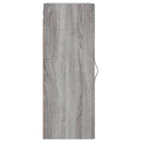 vidaXL szürke sonoma szerelt fa fali szekrény 34,5x34x90 cm