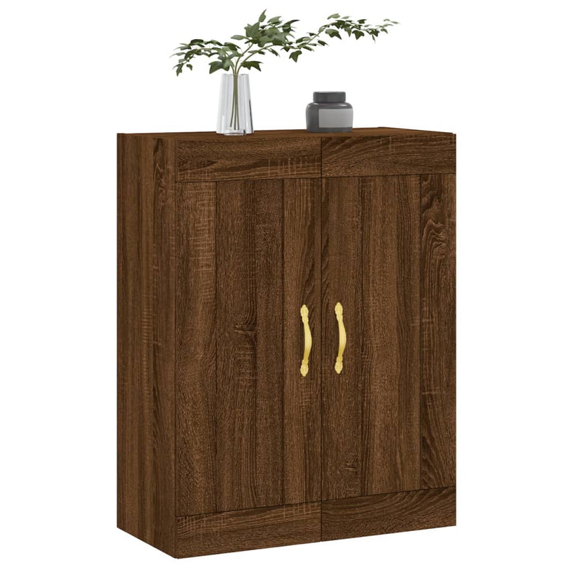 vidaXL barna tölgy szerelt fa fali szekrény 69,5 x 34 x 90 cm