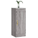 vidaXL szürke sonoma szerelt fa fali szekrény 34,5x34x90 cm