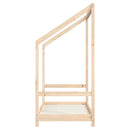 vidaXL tömör fenyőfa gyerekágykeret 70 x 140 cm