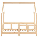 vidaXL tömör fenyőfa gyerekágykeret 70 x 140 cm