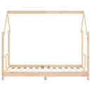 vidaXL tömör fenyőfa gyerekágykeret 80 x 160 cm