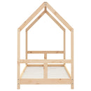 vidaXL tömör fenyőfa gyerekágykeret 80 x 160 cm