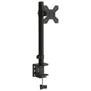 vidaXL fekete acél monitorállvány VESA 75/100 mm
