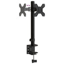 vidaXL fekete acél monitorállvány VESA 75/100 mm