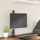 vidaXL fekete acél monitorállvány VESA 75/100 mm