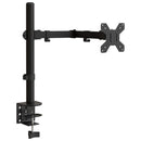 vidaXL fekete acél monitorállvány VESA 75/100 mm