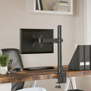 vidaXL fekete acél monitorállvány VESA 75/100 mm