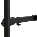 vidaXL fekete acél monitorállvány VESA 75/100 mm