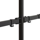 vidaXL fekete acél monitorállvány VESA 75/100 mm