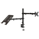 vidaXL fekete acél monitorállvány VESA 75/100 mm