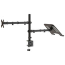 vidaXL fekete acél monitorállvány VESA 75/100 mm