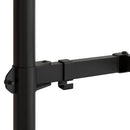 vidaXL fekete acél monitorállvány VESA 75/100 mm