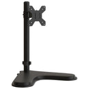 vidaXL fekete acél monitorállvány VESA 75/100 mm